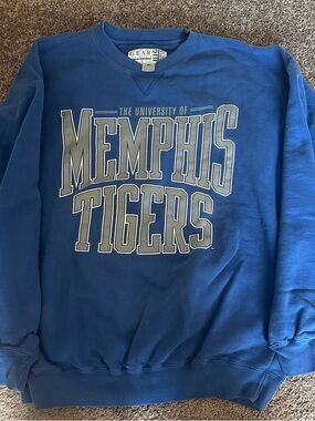 University of Memphis Tigers Blue Crewneck Sweatshirt